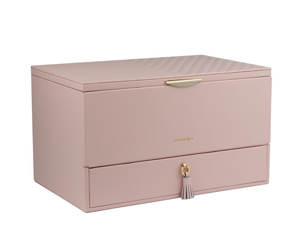 Скринька для коштовностей Friedrich Lederwaren Aurora натуральна шкіра Рожевий Київ - фото 5