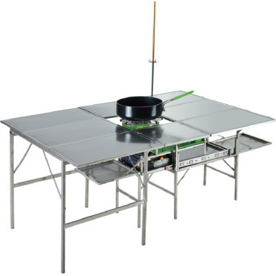 Набір кемпінгових меблів BRS портативна кухня зі столом та посудом BRS-96 (BRS-96) Вінниця - фото 9