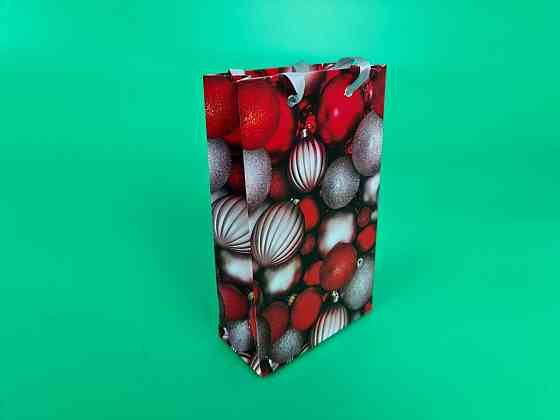 Пакеты новогодние ,бумажные ,подарочные , Малый 11/18/5  - -023 (12 шт) Харьков