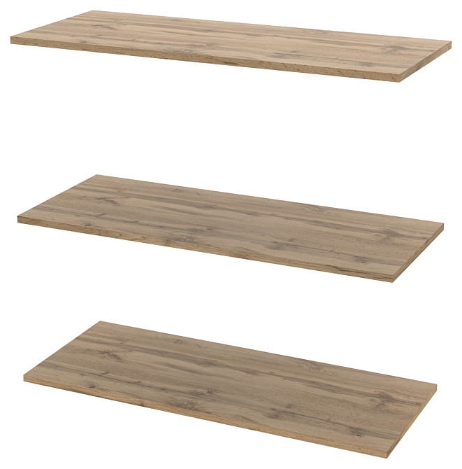 Полка для одежды Doros Promo Дуб Сонома 3шт. 86.7х35х1.6 (DRS-011563) Львов - изображение 1