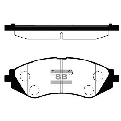 Гальмівні колодки HI-Q SP1159 Вінниця - фото 1