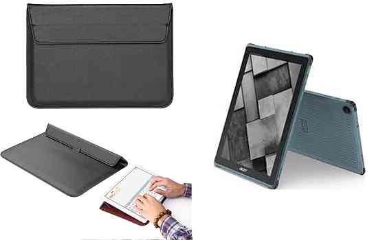 Чехол-конверт VitoCase для Acer ENDURO Urban T3, с функцией подставки для планшета Черный Киев