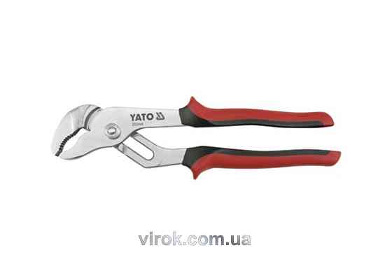 Кліщі переставні YATO : нікельовані, L= 250 мм [6/36] Одесса