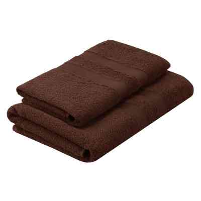 Полотенце Ardesto набор махровых Splendid 50х90 см, 70х140 см, 2шт, 100% хлопок, коричневый (ART2359BR) Винница