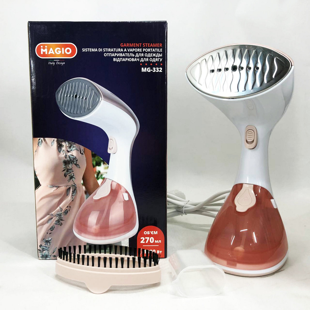 Відпарювач з насадками для різних тканин, Ручний парогенератор для прасування, Ручний паровідпарювач IG-63 Львів - фото 1