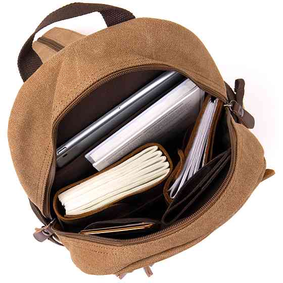 Рюкзак текстильний унісекс Vintage 20603 Хакі Київ