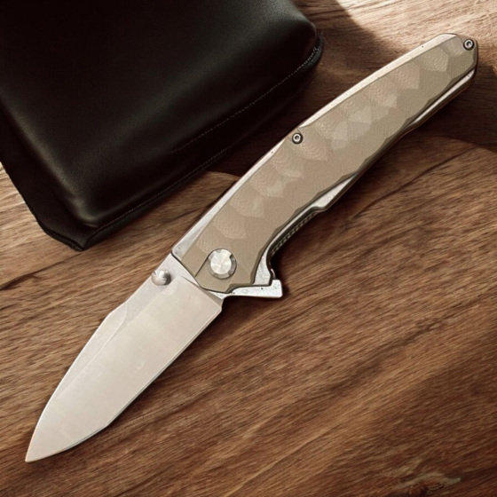 Ніж складаний ZT Shark 1701, 2150 - Коричневий Дніпро