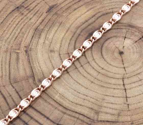 Браслет Xuping Грецький плоский 41446, довжина 21см, ширина 4мм, позолота РО Київ