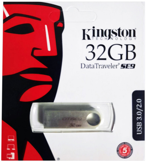 USB флеш накопитель Kingston SE9 32Gb (DTSE9H) (Гарантия 3года) Днепр - изображение 1