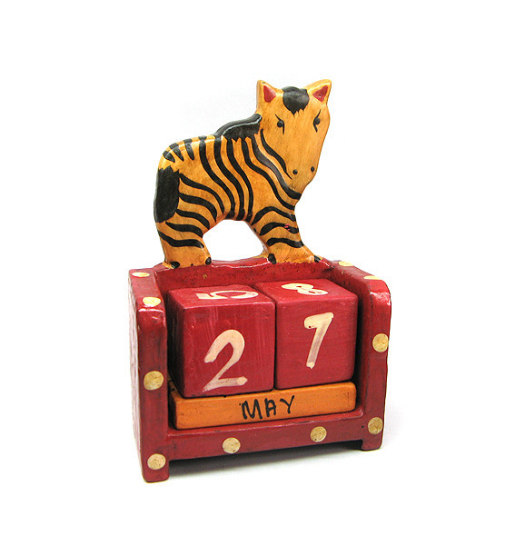 Календар для будинку з дерева Зебра Київ - фото 1