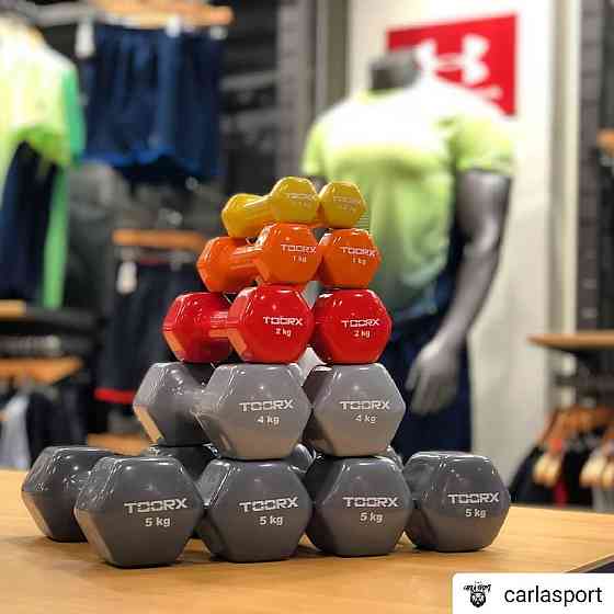 Гантель для фитнеса Toorx Vinyl 6 кг (MV-6) Киев