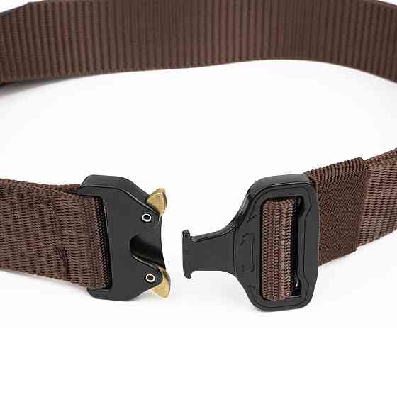 Ремінь чоловічий текстильний Vintage 20338 Коричневий Київ