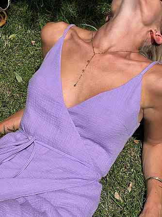 Жіночий сарафан з мусліна, лавандовий Київ