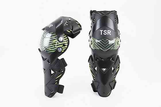 Наколінники захисні (коліно+гомілка) к-кт 2шт, Чорно-Зелені Київ