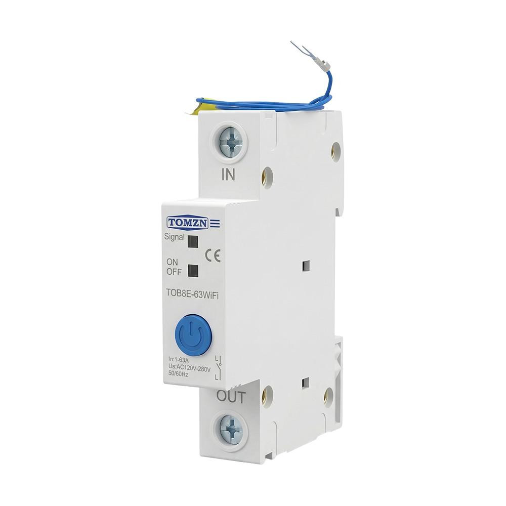 Розумний автоматичний вимикач з Wi-Fi (eWeLink) TOMZN TOB8E-63 63A (51-00110) Київ - фото 15