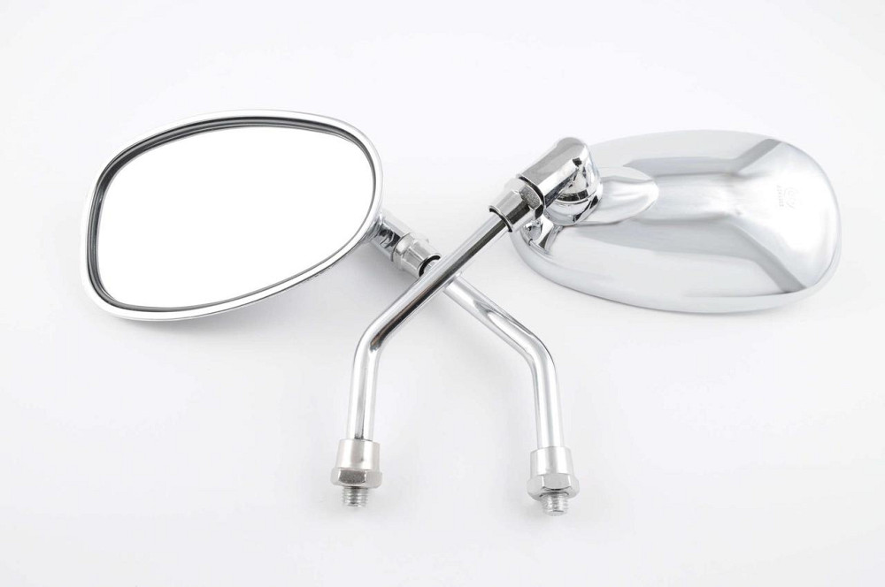 Дзеркала мото овальні (хром, 1 см) Мукачево - фото 1