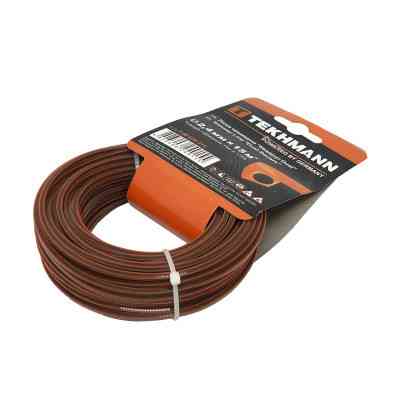 Жилка косильная Tekhmann "Квадрат DUAL" 2,4 мм x 15 м (T.40624015) Винница