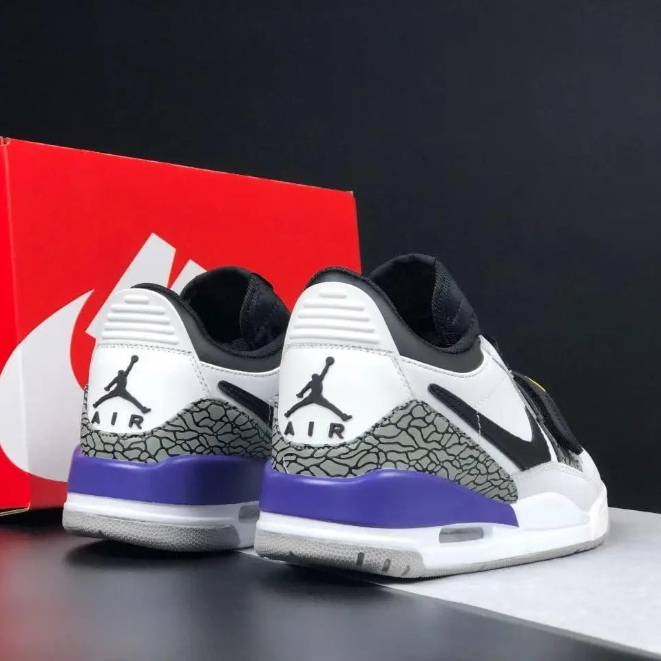 Чоловічі Кросівки Nike Jordan Білі Шкіряні Джордани Найк (розміри: 41,42,43,44,45) Відео Огляд Дніпро - фото 3