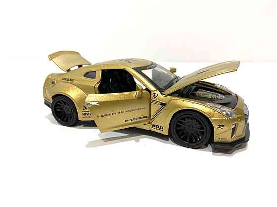 Машинка TK Union Nissan GTR "Auto Expert" металева, світло, звук, інерційна 38071 помаранчева Чернігів