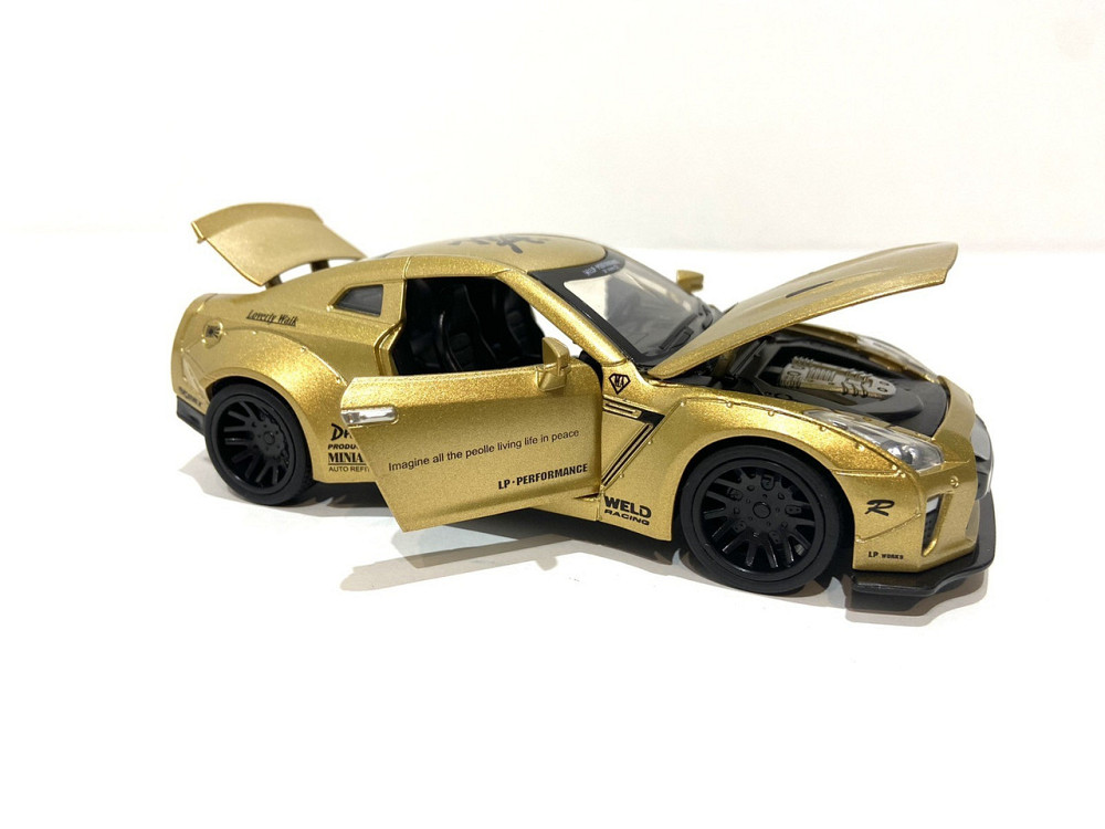 Машинка TK Union Nissan GTR "Auto Expert" металева, світло, звук, інерційна 38071 помаранчева Чернигов - изображение 6