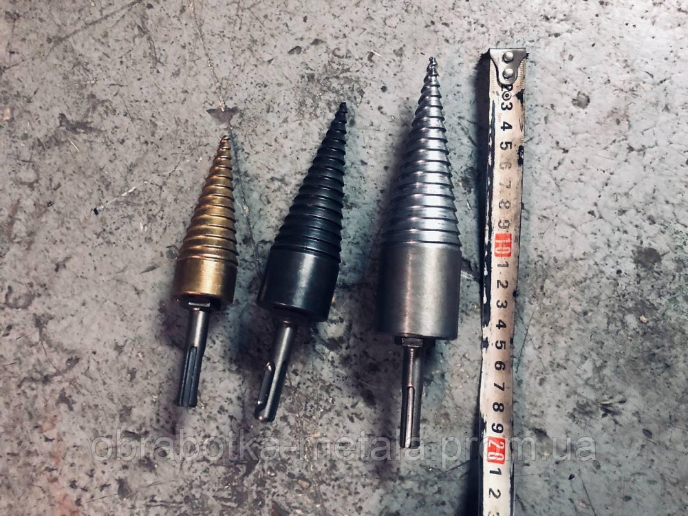 Дровокол на перфоратор,шуруповер, конус, морквина, гвинтовий колун для заготівлі дров. Київ - фото 10