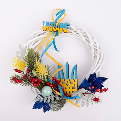 Різдвяний вінок YES! Fun Червона калина D25 см (904936) Вінниця - фото 1