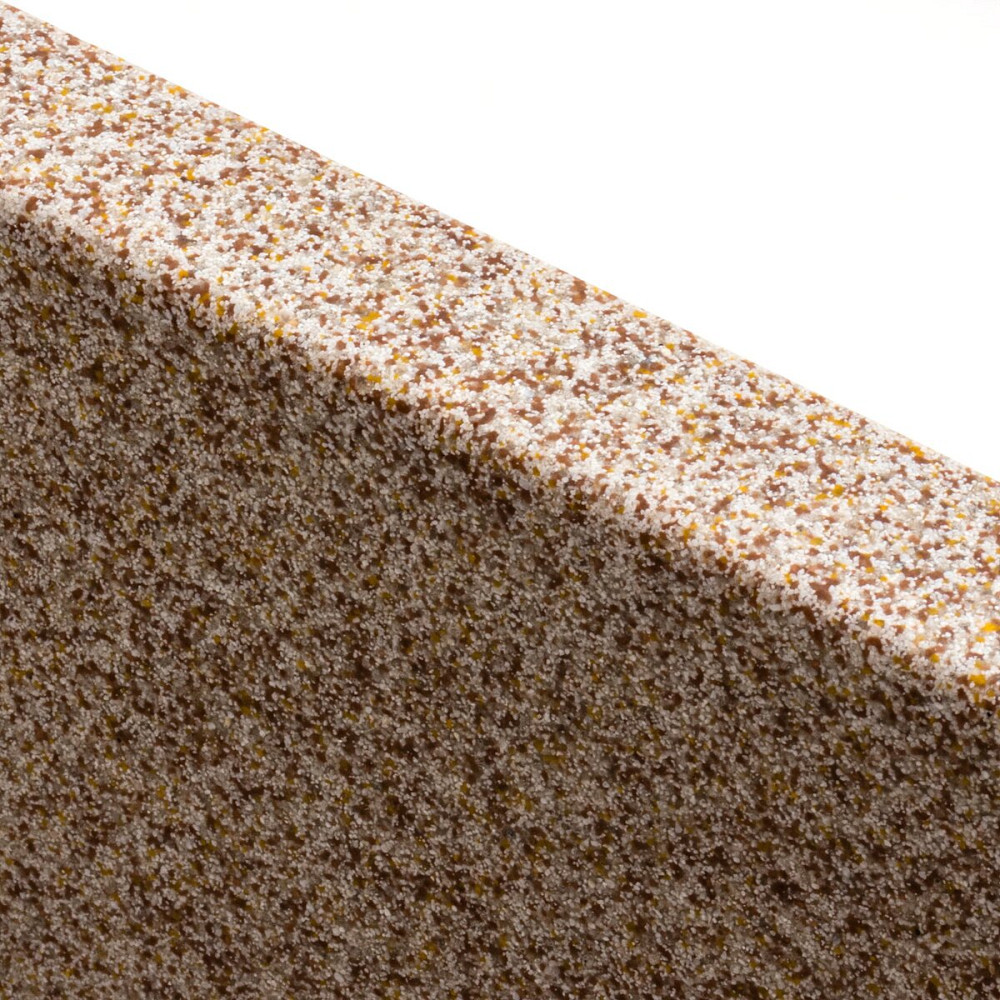 PLATINUM Гранітна мийка для кухні Platinum 4040 RUBA матова карамель Київ - фото 6