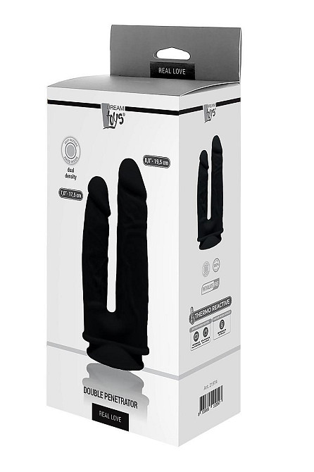 Двойной фаллоимитатор Dream Toys REAL LOVE DOUBLE PENETRATOR Sex Aura Киев - изображение 3