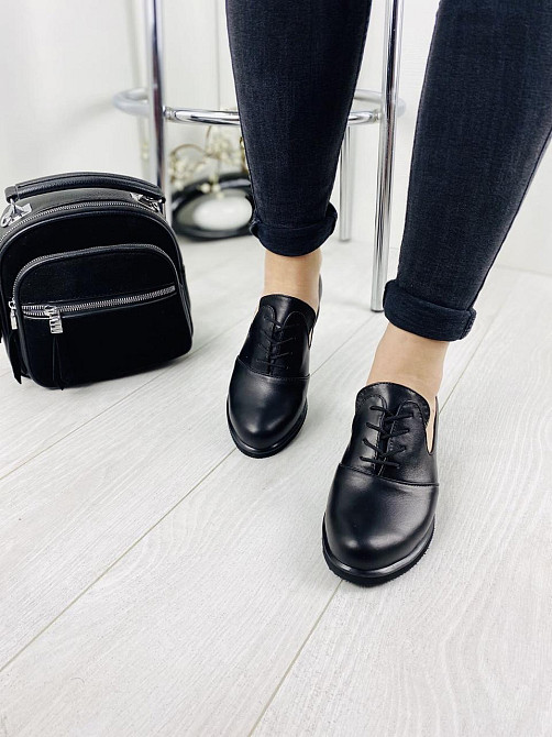 Ilona Туфлі жіночі ILONA 263/L10 чорні (весна-осінь, шкіра натуральна) (3205) Коломия - фото 7