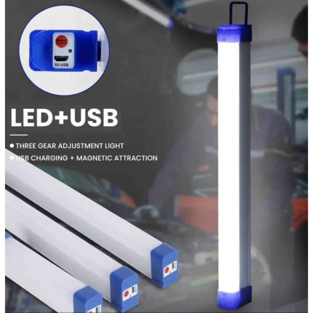 Переносная Аккумуляторная светодиодная лампа micro USB 70см T550 для 3 режима свечения, 60 вт Одесса - изображение 1