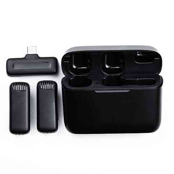 Петлічка для телефону бездротова набір 2 шт блютуз мікрофон петличний з шумозаглушенням HP176096 Коломыя