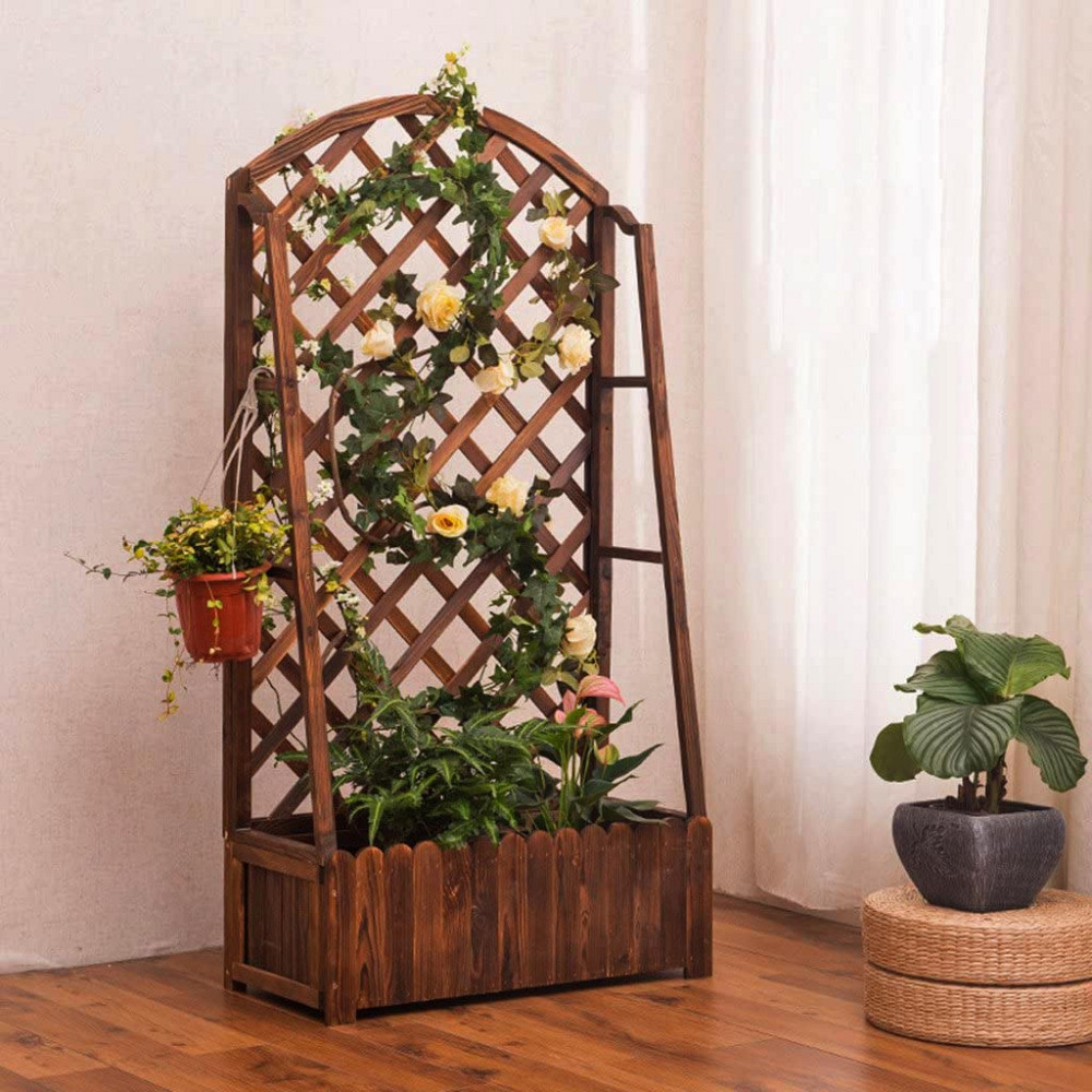 Кашпо на стійці "Бранфло" капучино Миколаїв - фото 1