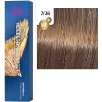 Фарба для волос Колестон Wella Koleston Perfect ME+ 7/38 блонд золотой жемчуг Киев