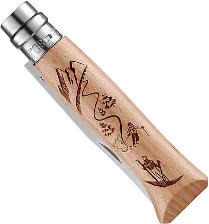 Кухонный Нож универсальный Opinel с рисунком No.08 