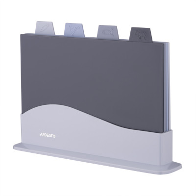 Дошка для нарізання Ardesto Fresh набір 4 шт на підставці (AR1404GB) Вінниця - фото 2