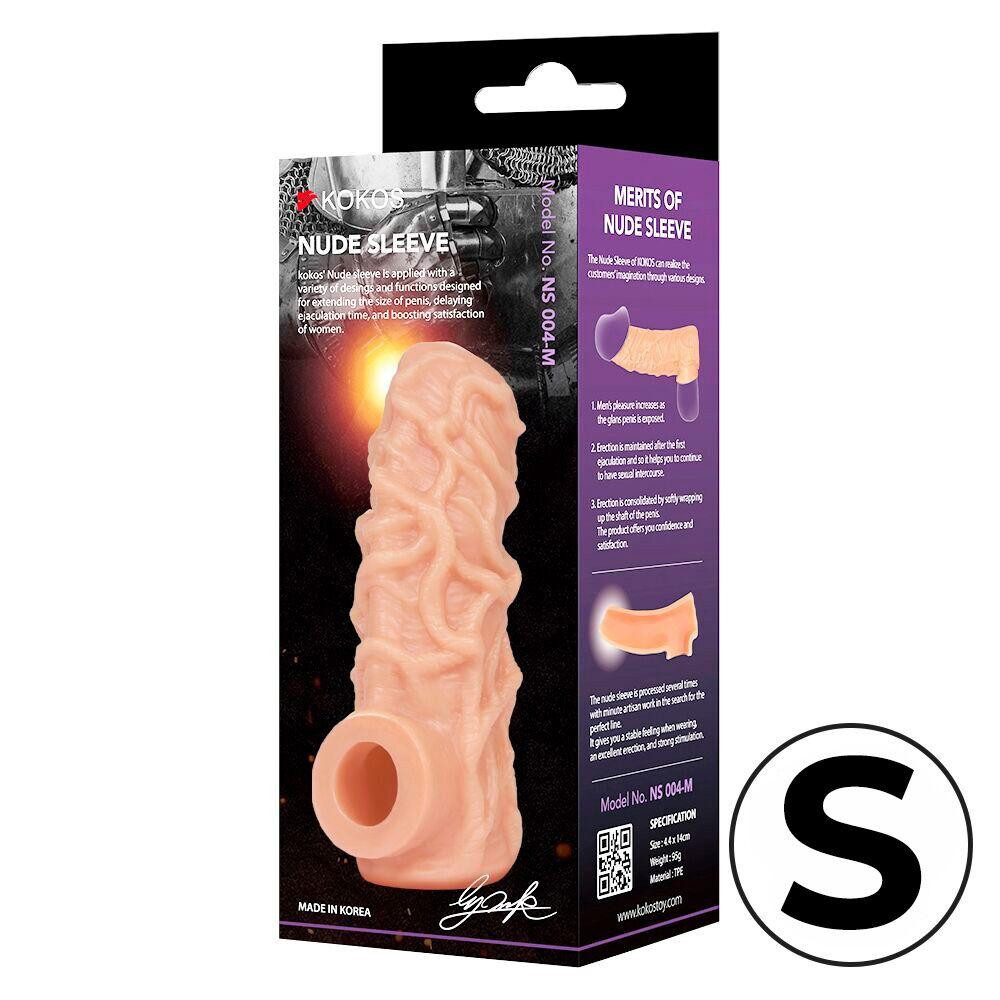 Насадка на член Kokos Nude Sleeve NS 004 S Sex Aura Киев - изображение 3