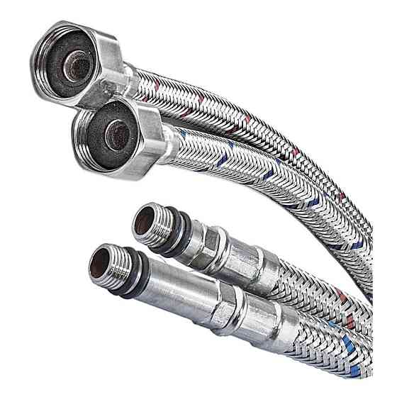 Гнучке підведення Champion FH-01-F1/2"xM10-40 нержавійка (пара) (AC0667) Київ