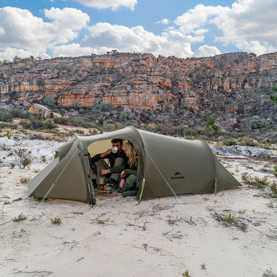 Намет двомісний Naturehike Opalus, UL, CNK2450WS036, темно-зелений Киев - изображение 9