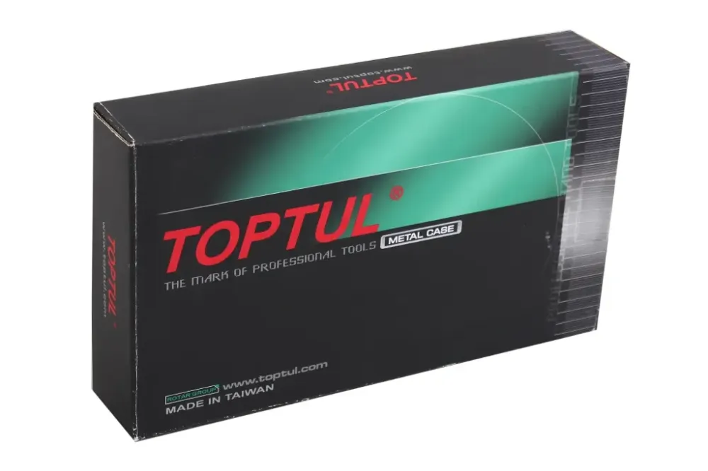 Набір насадок 11 ед. Toptul Spline в метал. валіза Вінниця - фото 3