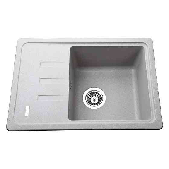 Гранітна мийка Globus Lux MONO сірий камiнь 620x435мм-А0005 Київ