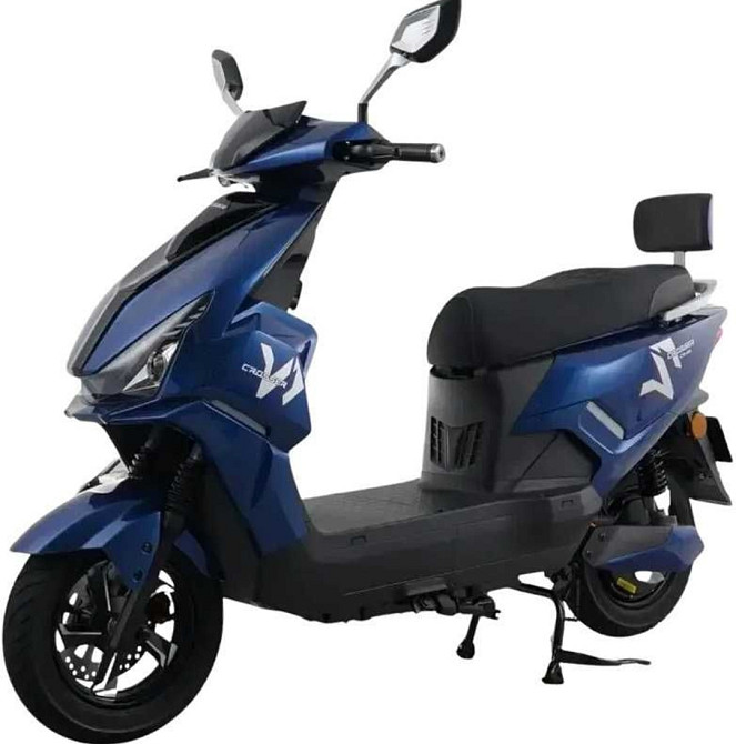 Електроскутер Crosser CR-23 tank 2500W (графенові акб 72V/23Ah)- Синій. Харків - фото 1