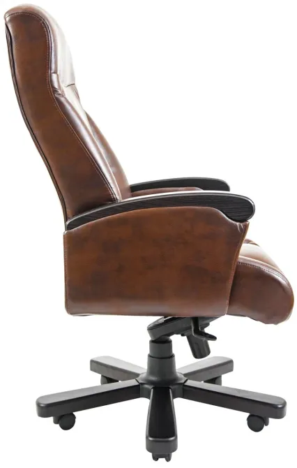 Офісне Крісло Керівника Richman Boss Madras Kashtan Wood М3 MultiBlock Коричневий Київ - фото 3