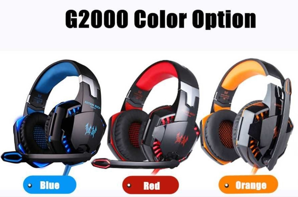 Ігрові навушники Kotion Each G2000 з мікрофоном і підсвіткою Харків - фото 2