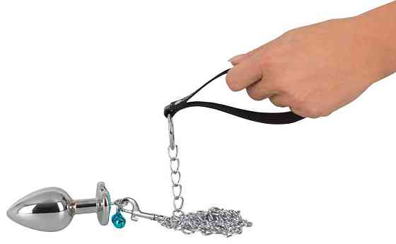 Набор анальных пробок и поводок - Butt Plug Set with a Leash Sex Aura Киев