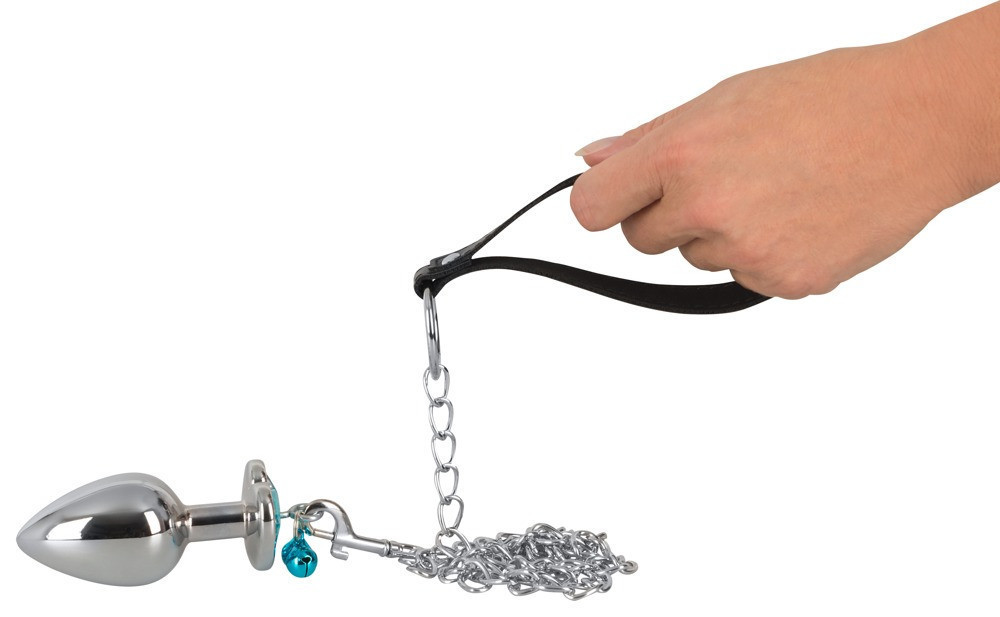 Набір анальних пробок і повідець - Butt Plug Set with a Leash Sex Aura Київ - фото 5