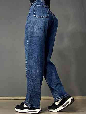 Джинсы женские Trelucky 0263-3 мом baggy бананы большие размеры синие, синий, 31, 31, 81 см, 110 см Киев