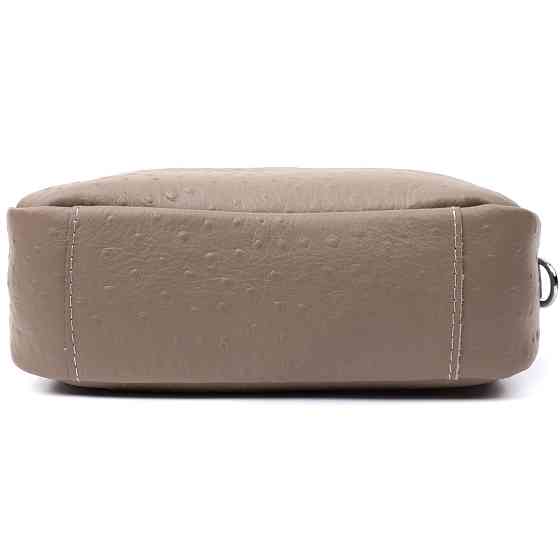 Стильна сумка для жінок із фактурної натуральної шкіри Vintage 22662 Бежева Київ