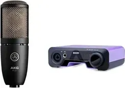 Микрофон ‌AKG P-220 + Apogee Boom - mikrofon pojemnościowy + Interfejs Audio Киев