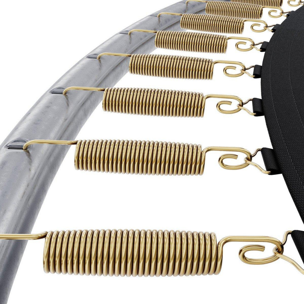 Батут Zipro Jump Pro с внутренней сеткой 8 футов 252 см Черный Киев - изображение 8