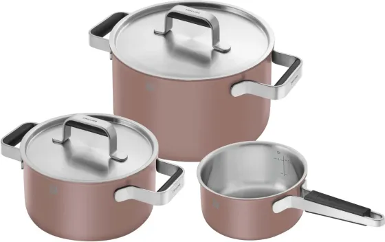 Zwilling Zestaw 3 Naczyń Z Pokrywkami Pure Рожевий (1028859) Київ